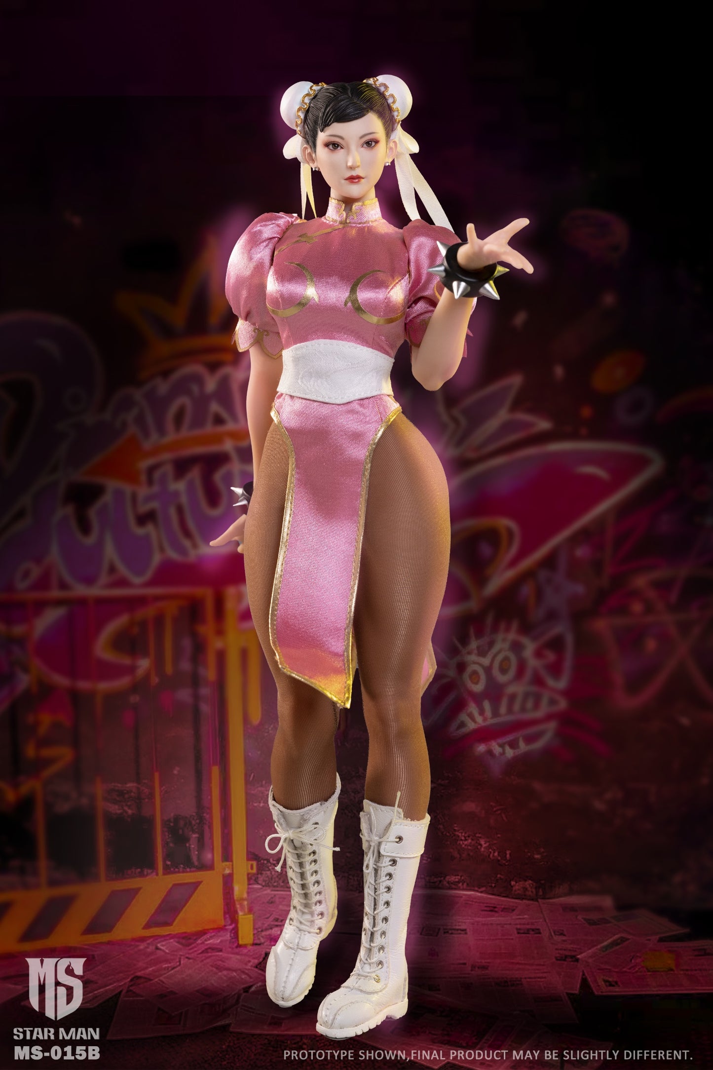 STAR MAN MS-015 - Chun Li - Red Version/Pink Version/Purple Cheongsam Version