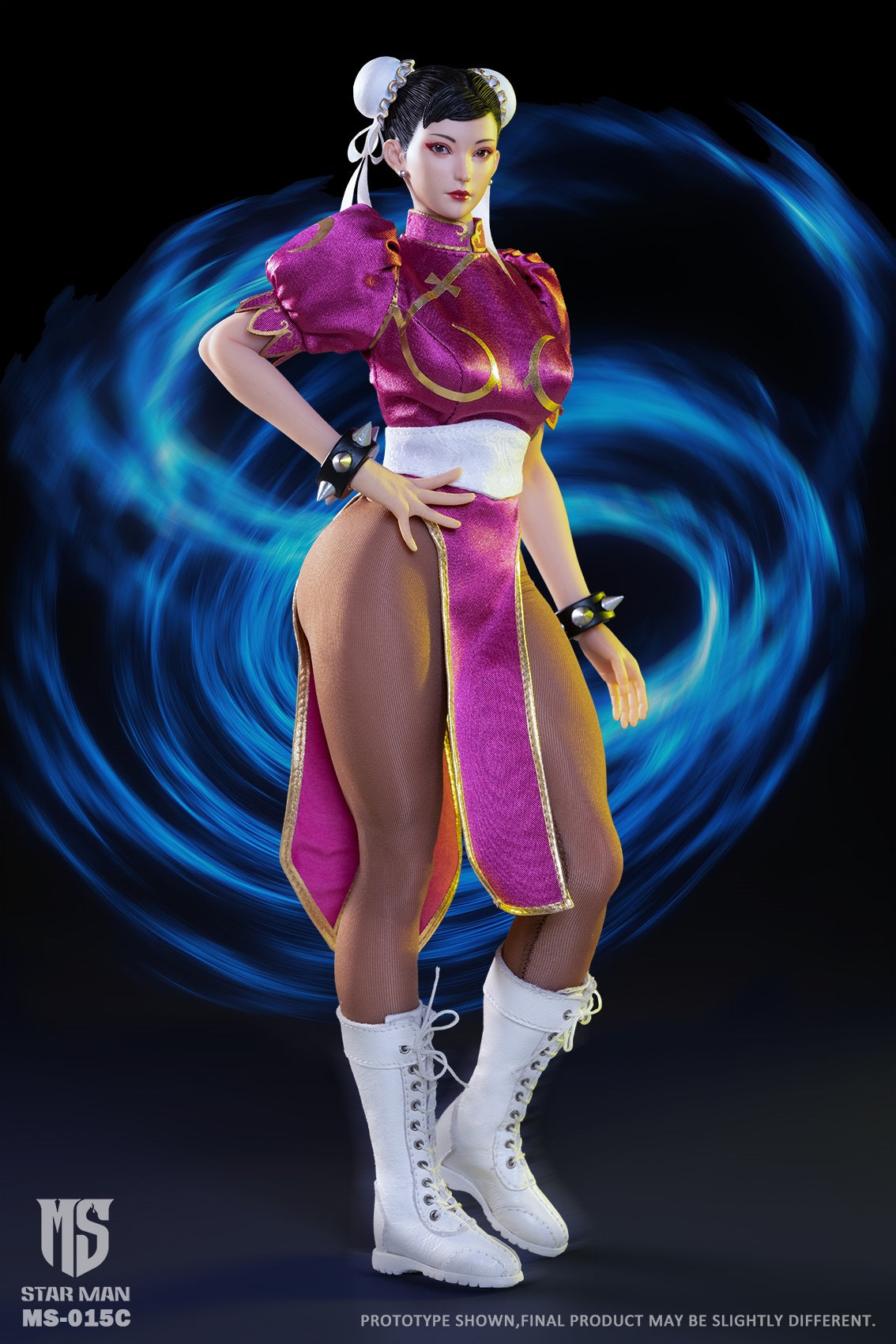 STAR MAN MS-015 - Chun Li - Red Version/Pink Version/Purple Cheongsam Version