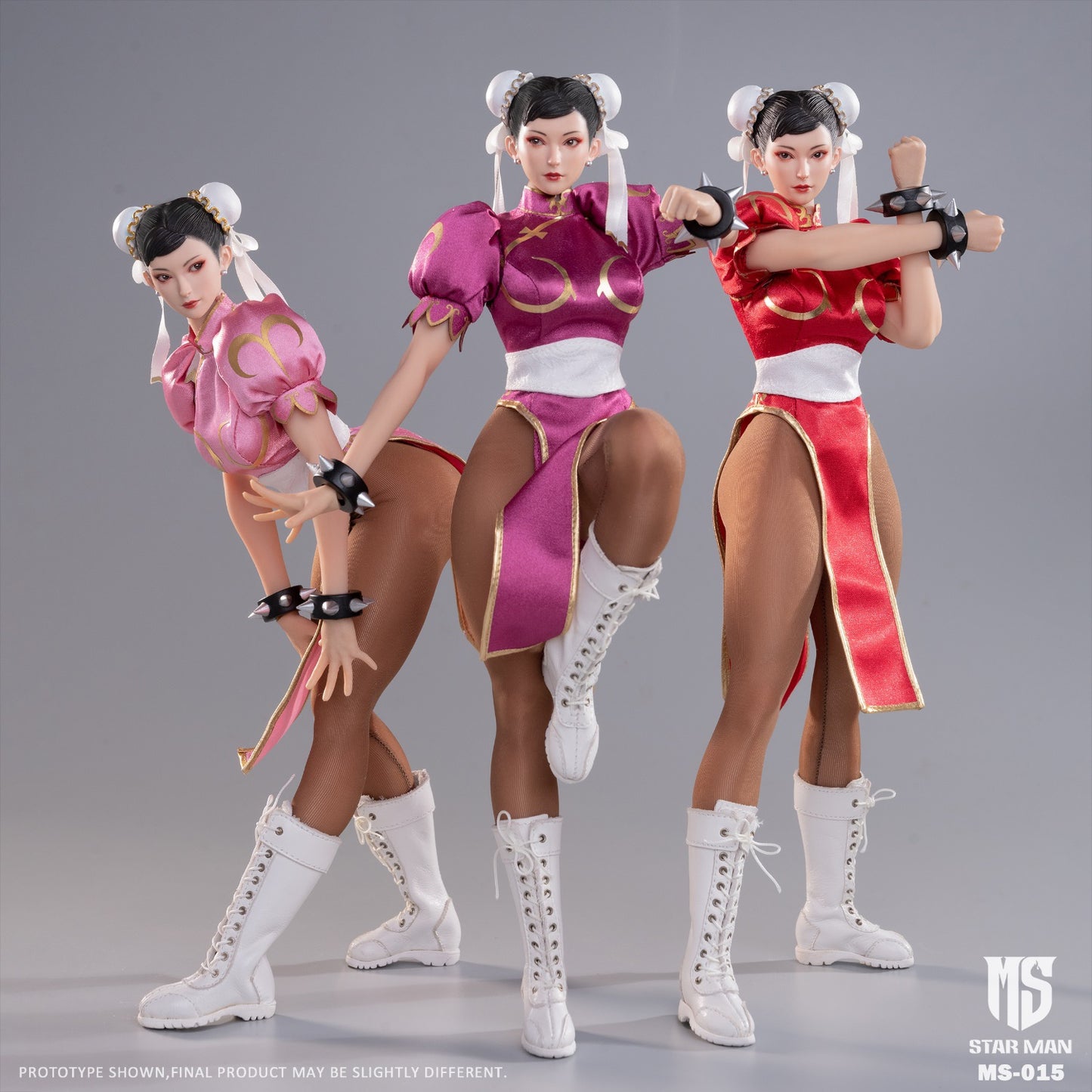 STAR MAN MS-015 - Chun Li - Red Version/Pink Version/Purple Cheongsam Version
